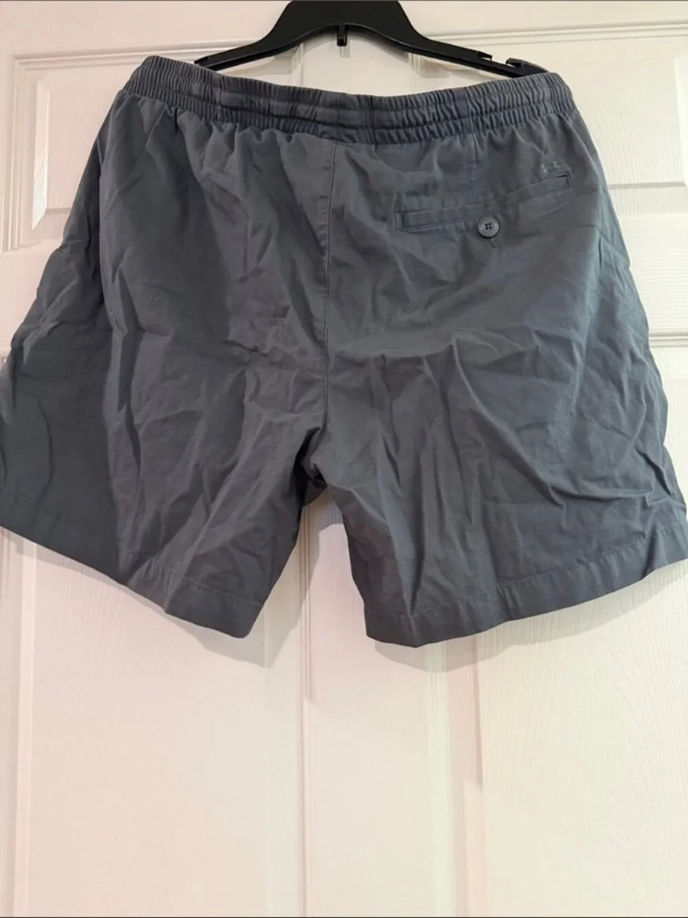 Under Armour Mens HeatGear Gray Athletic Shorts XL Elastic Waist